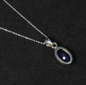 Collar Boho de Plata de Ley con Colgante de Ópalo Etíope Negro Facetado, Joyería de Piedras Preciosas Hecha a Mano, Regalo para Mujer - Product Image 2