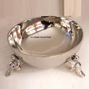 Tazón de Metal de Diseño Antiguo para Servir Alimentos, Tazón Redondo de Alta Calidad para Servir Dulces, el Más Vendido - Product Image 4