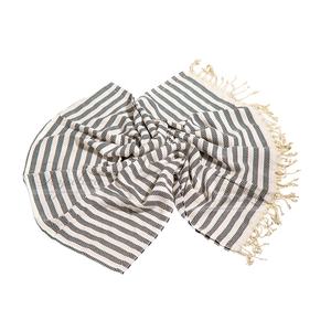 Vente en gros de serviettes de hammam en coton turc légères personnalisées séchage rapide serviettes de plage résistantes au sable au fini doux pour les voyages - Product Image 5