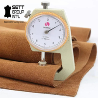 Kulit Sapi Asli Organik 100% OEM, Kulit Suede Full Grain, Full Vegtan Natural, Untuk Kerajinan, Sofa, Furnitur, Sepatu, dan Lainnya