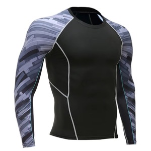Vêtements de sport à séchage rapide personnalisés pour hommes, protection contre les éruptions cutanées à sublimation complète avec services OEM à vendre - Product Image 3