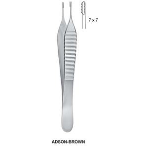 Adson Brown Tissue Forceps CE ISO approuvé Instruments chirurgicaux manuels de haute qualité Pince à saisir les dents fines Embouts droits - Product Image 1