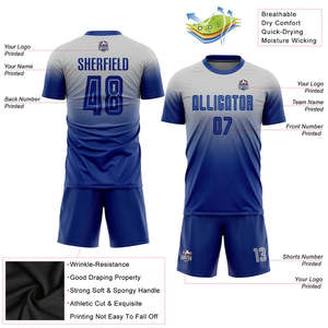 Uniforme de football respirant pour hommes Kit d'équipe personnalisé Ajustement confortable conçu pour l'entraînement des matchs de club et l'utilisation du tournoi - Product Image 5