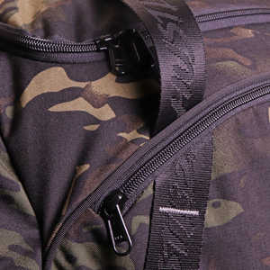 Diseño de camuflaje Logotipo personalizado Bolsa de lona Ligera Moda Deportes Bolsas de viaje Gran capacidad Fuerte Zip Gym Bolsa de lona - Product Image 5