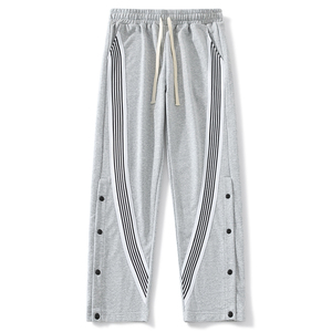 Premium Quality Custom <b>Men's</b> Casual Flared Jogger Track Pants <b>Elastic</b> Waistband Stacked Flare Sweatpants <b>Men</b> Fitness <b>Trousers</b> - Product Image 1