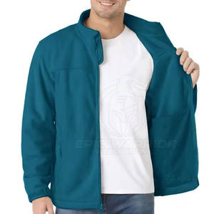 Chaqueta de Forro Polar Personalizada con Logotipo Frontal para Hombre, Chaqueta de Forro Polar de Primera Calidad con Cierre de Cremallera - Product Image 3