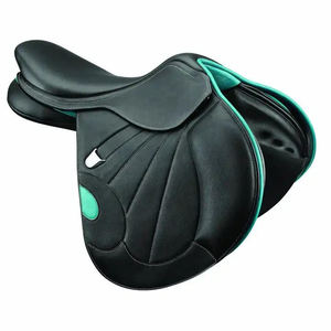 Selle en cuir de Western de cheval de logo personnalisé vente en gros de selles de cheval professionnelles équipement selle d'équitation - Product Image 1