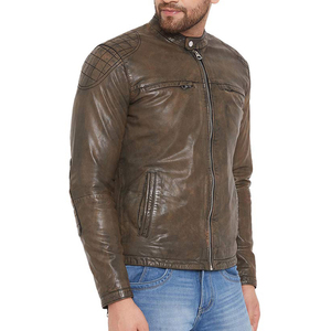 Chaqueta de Cuero para Hombre de Alta Calidad, Chaqueta Universitaria con Capucha de Piel de Vaca, para Venta al por Mayor, Ropa Casual Cómoda para la Calle - Product Image 3