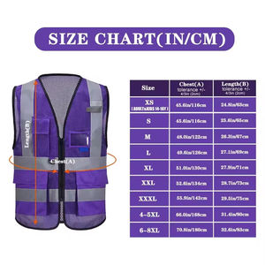 Gilet de sécurité moderne et confortable avec fonction imperméable, style décontracté, logo personnalisable, gilet haute visibilité multi-poches - Product Image 3