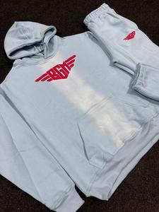 Survêtement en polaire pour l'échauffement des hommes survêtements vierges jogging ensembles joggings unis ensemble de vêtements de sport pour hommes - Product Image 5