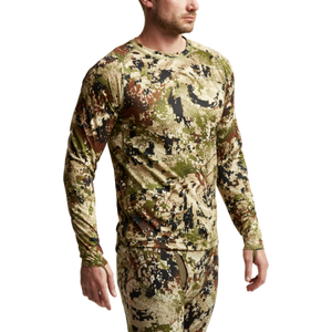 Chemise de pêche à manches longues pour homme, col rond, respirante, séchage rapide, grande taille, impression personnalisée, tissu tissé UPF 50 - Product Image 6