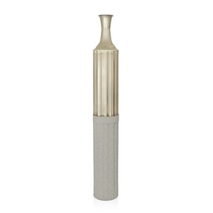 <b>Cylinder</b> Shape Metal Flower <b>Vase</b> in Sleek Modern Design Perfect for Elegant Home Decor Table Centerpiece and Floral Arrangement - Product Image 1