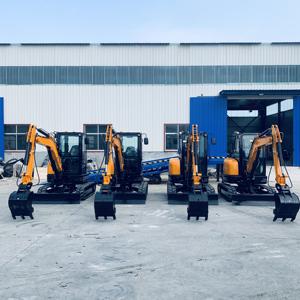 La mini-pelle offre des performances puissantes pour la construction et l'aménagement paysager - Product Image 1