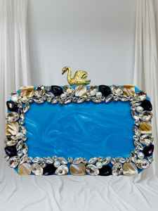 Bolso de mano de resina hecho a mano clásico - Product Image 5