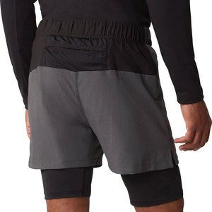 กางเกงขาสั้นออกกำลังกายสำหรับผู้ชายมีกระเป๋าใส่โทรศัพท์แบบแห้งเร็วทำจากโพลีเอสเตอร์ผ้าสแปนเด็กซ์ผ้าแห้งเร็วออกแบบโลโก้ได้ตามต้องการสำหรับฤดูร้อน - Product Image 4