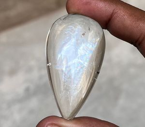 ลูกแพร์บุษราคัมธรรมชาติตัดด้วยรุ้งชิลเลอร์สำหรับทำเครื่องประดับ - Product Image 4