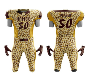 Ropa de fútbol americano, conjunto de uniformes de fútbol americano juvenil, uniformes de fútbol americano para conjuntos de equipos de talla grande - Product Image 1