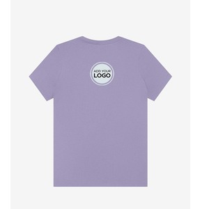 Tops ajustés décontractés pour femmes, t-shirt basique pour femmes, Bella+Canvas, t-shirt à col rond écologique - Product Image 5