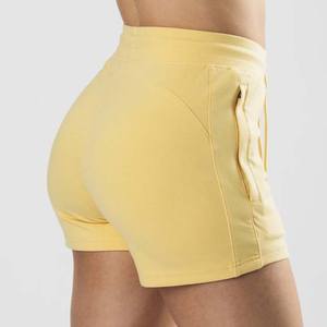 Pantalones cortos de LICRA y poliéster para mujer, Shorts ajustados con cordón de bolsillo, de alta calidad, Color personalizado, venta al por mayor, precio barato - Product Image 4
