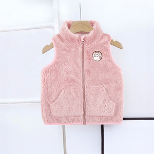Abrigo para Bebé con Diseño de Dibujos Animados Dokma ALB24, Forro Polar Sherpa Unisex con Cierre de Cremallera, Cuello Redondo, Forro de Algodón, Suave y Cálido, para Uso Diario, 4 Estaciones, Informal - Product Image 2