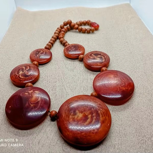 Wholesale Supply Handmade <b>Fashion</b> <b>Jewellery</b> Resin Necklace for Women Casual Use Resin Necklace for Sale by crescent crafts - Product Image 1