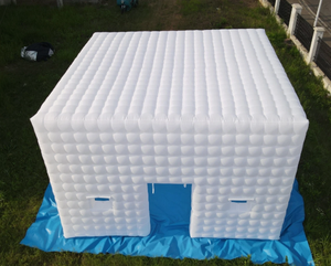 Grande tente de fête gonflable blanche, salle de discothèque, maison, chapiteau, tente cube gonflable avec événements de mariage, <span class=keywords><strong>26</strong></span> <span class=keywords><strong>26</strong></span> 13 pieds - Product Image 4