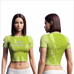 Durable de haute qualité femmes haut court impression personnalisée femmes haut court Offre Spéciale femmes haut court - Product Image 1