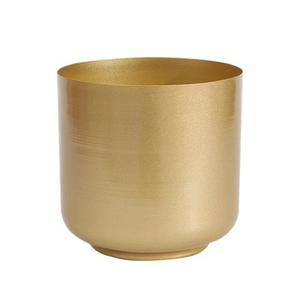 Decoración del hogar, urnas de jardín grandes, florero, maceta de Metal para interiores, maceta dorada de acero inoxidable para venta al por mayor - Product Image 4