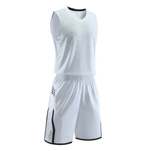 เครื่องแบบบาสเก็ตบอลแขนกุดสำหรับผู้ชายสวมใส่สบายชุดกีฬากลางแจ้งชุดกีฬาบาสเก็ตบอลสำหรับผู้ใหญ่ Bsci ผ้าโพลีเอสเตอร์ - Product Image 3