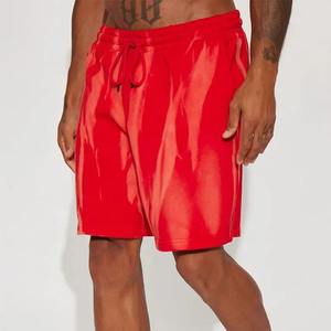 Short lavé personnalisé en gros Short de gymnastique athlétique en éponge française Short vintage lavé à l'acide pour hommes - Product Image 4