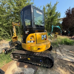 Mini-excavatrice compacte d'occasion CAT 303 5E, petite pelle, engin de construction, mini-excavatrice pour aménagement paysager - Product Image 4