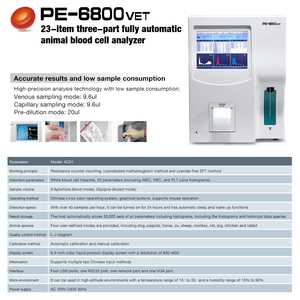 Advanced <strong>Automatic</strong> Hematology <strong>Analyzer</strong> Precise Veterinary Blood <strong>Analyzer</strong> Laboratory Equipment for 3-Part Differential <strong>Analysis</strong> - Product Image 6