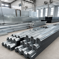Tôles d'acier galvanisé de qualité pour planchers ouverts, idéales pour la construction rapide de dalles de bâtiments multi-étages sur les chantiers.