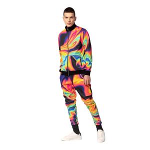 Survêtement de sport pour homme en polyester imprimé par sublimation intégrale, tenue de jogging, fournisseur d'usine OEM sous marque privée - Product Image 1