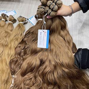 Cheveux naturels ondulés avec diverses couleurs, trame de cheveux doublement tirée, cheveux humains vietnamiens de haute qualité, extensions de cheveux prêtes à être expédiées - Product Image 5