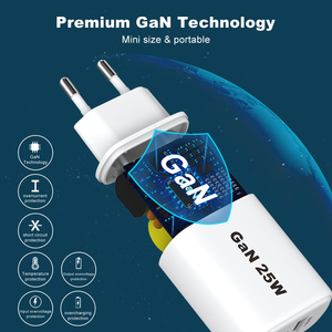 <span class=keywords><strong>Chargeur</strong></span> super rapide 25W USB C Gan, adaptateur portable pour iPhone, <span class=keywords><strong>Samsung</strong></span>, téléphone portable, <span class=keywords><strong>chargeur</strong></span> mural PD, <span class=keywords><strong>chargeur</strong></span> de bureau PPS - Product Image 5