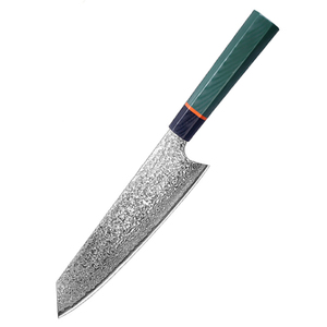 Vente en gros de coutellerie OEM ODM personnalisée Couteau de cuisine Damas Couteau à trancher style japonais Couteau de cuisine en acier inoxydable - Product Image 1