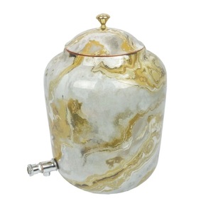 Distributeur d'eau en cuivre pur imprimé pour la maison hôtel et restaurant avantages pour la santé en cuivre verres de fête - Product Image 1