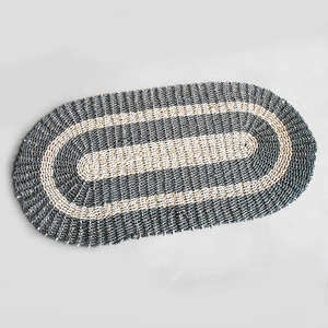 Recién llegados, Alfombra de Interior de algas marinas de forma ovalada para decoración del hogar, alfombras de paja natural, alfombras tejidas a mano - Product Image 1