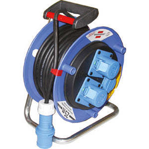 Enrouleurs de câbles 4474gc, niveau IP44, en plastique, avec 2 prises AC - Product Image 1