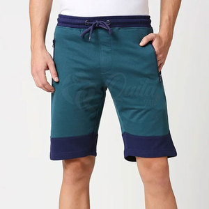 Pantalones cortos de gimnasio para hombre de último diseño, algodón, patrón sólido, estilo informal ecológico, tamaño adulto, fabricados en Pakistán - Product Image 1