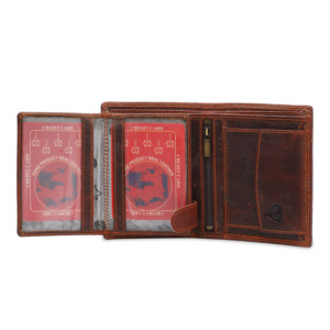 Business Leather Wallet With Id <b>Window</b> Leather Wallet Designed For Executives Mens Leather Wallet Premium - Product Image 6