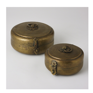 Caja de Chapati de latón, cazuela Roti con mesa de comedor para servir, accesorios de pieza central, precio al por mayor de alta demanda - Product Image 3