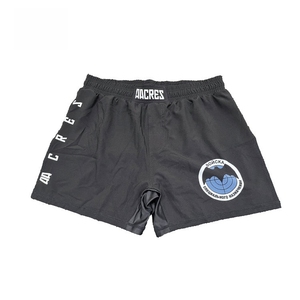 Nouveaux shorts de MMA décontractés en toile de qualité supérieure pour hommes avec logo et design personnalisés, vêtements de sport 100% coton - Product Image 2