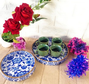 Plateau en MDF avec revêtement en émail Parfait pour servir Grand plateau en MDF en bois Plateau de service - Product Image 5