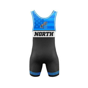 Singlet Wrestling Singlet Logo personnalisé Sublimation Sportswear Haltérophilie Youth Singlet Suit - Product Image 3