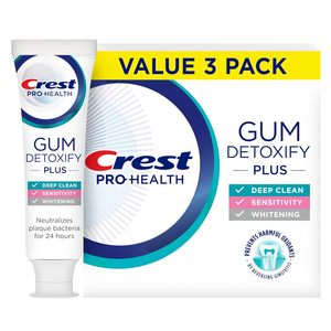 Pasta Dental Crest Pro-Health Gum Detoxify Plus, 4.5 oz, Paquete de 3 - Product Image 1