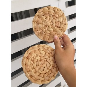 Handwoven Water Hyacinth <b>Placemat</b> Natural Material Table Pad for Home Decor Dining Experience Vietnam Origin - Product Image 1