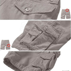 Venta al por mayor de pantalones cortos de baño de secado rápido con logotipo personalizado para hombre con bolsillo verano playa elástico 100% algodón traje de baño patrón sólido - Product Image 6