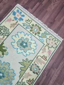 พรมขนสัตว์ทำด้วยมือดีไซน์ทันสมัยงานศิลปะแอ็บสแตรกต์มีขนาดปรับแต่งได้สำหรับใช้ในบ้านและปิกนิก - Product Image 2